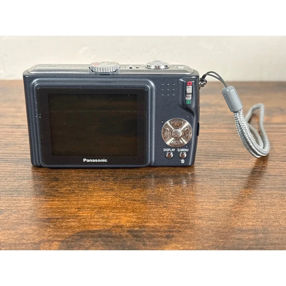 Panasonic Lumix DMC-TZ4 Digital Camera Black 8.1MP 10x Zoom Leica Lens
